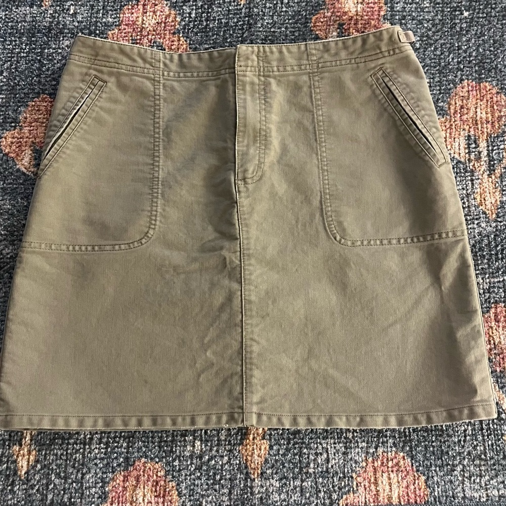 American Eagle Sage Mini Skirt